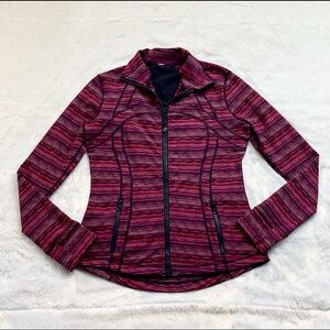 Like New Lululemon Space Dye Twist Regal Plum Alarming Define Jacket, Size 10
